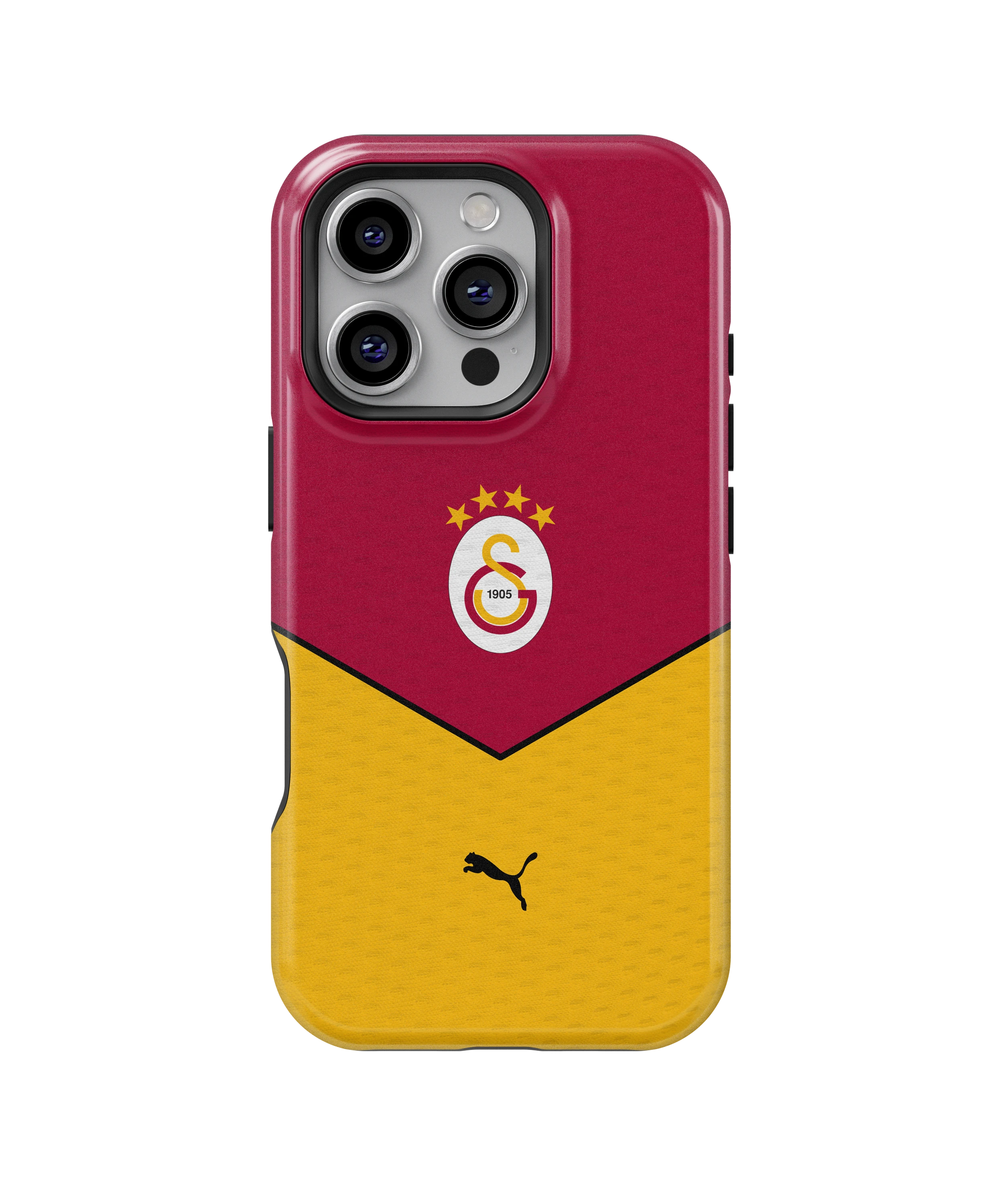 Coque iPhone – Style Maillot Galatasaray Rouge & Jaune