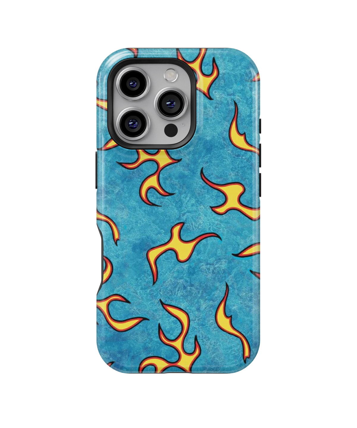 Coque iPhone – Blue Fire