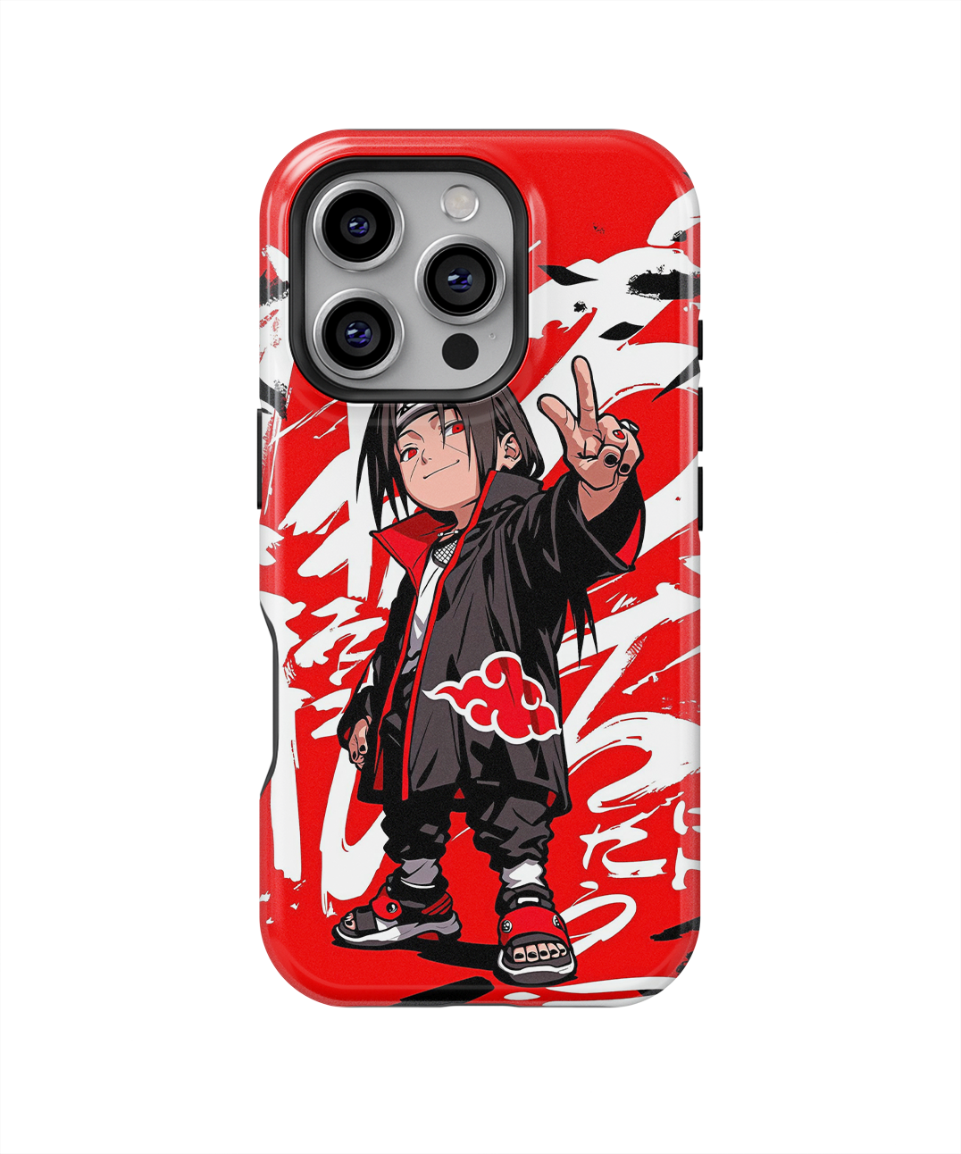 Coque iPhone Anime – Itachi Uchiha Akatsuki Style