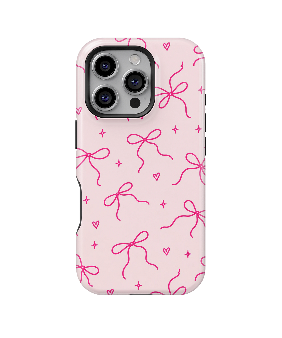 Coque iPhone – Design Nœuds Roses