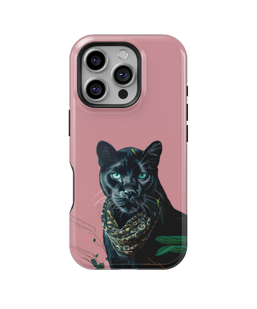Coque iPhone – Panthère Noire Élégante