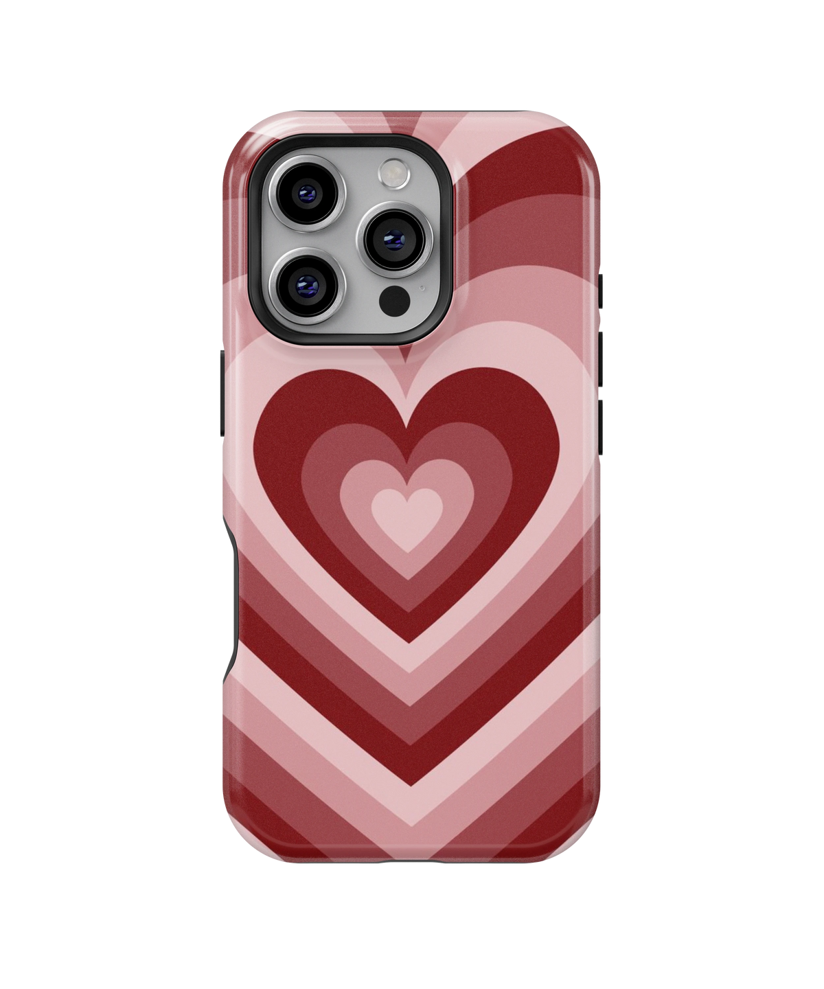 Coque iPhone – Design Cœurs Empilés