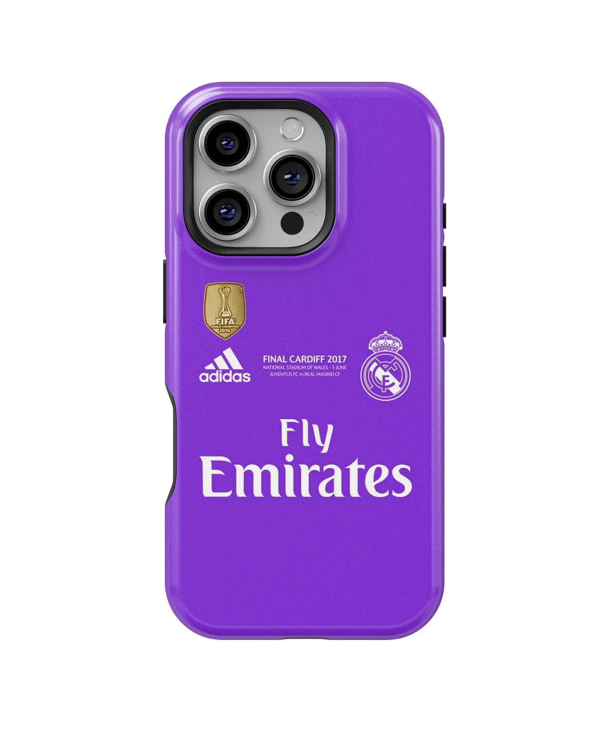 Coque iPhone Real Madrid – Violet | Fly Emirates