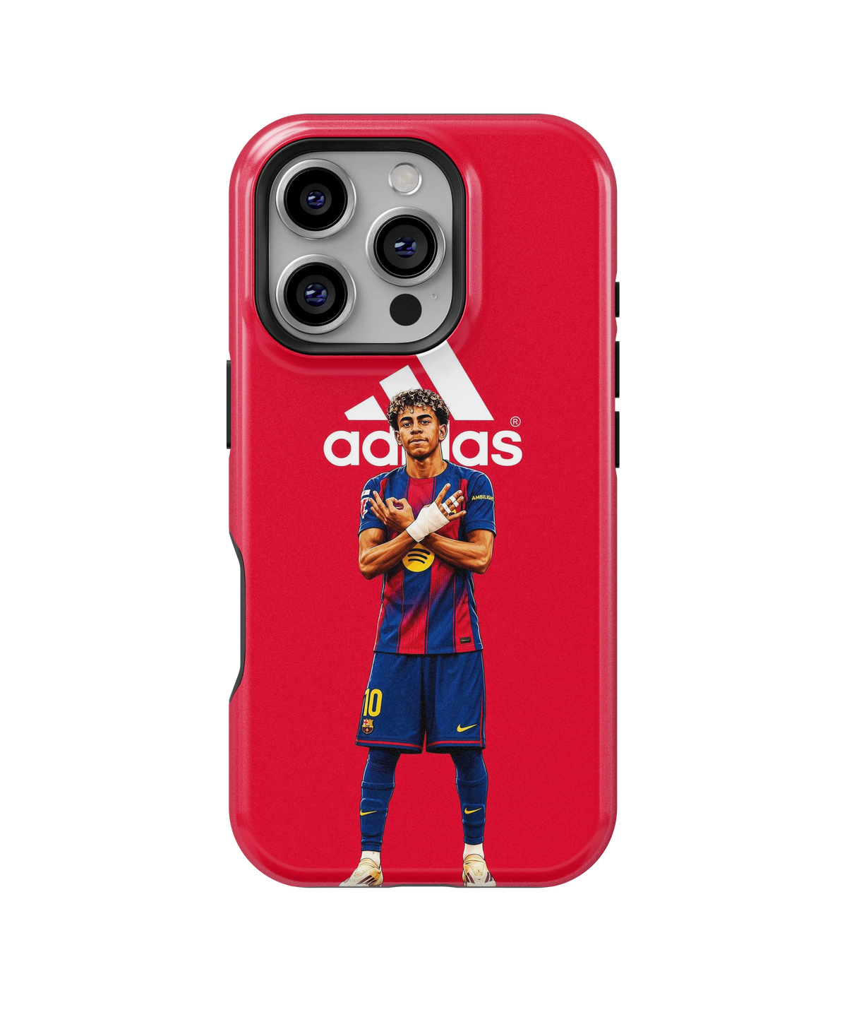 Coque iPhone – Design Foot Barcelona Red