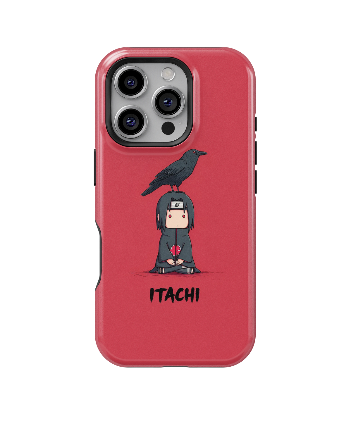 Coque iPhone Itachi – Design Chibi Rouge | Naruto