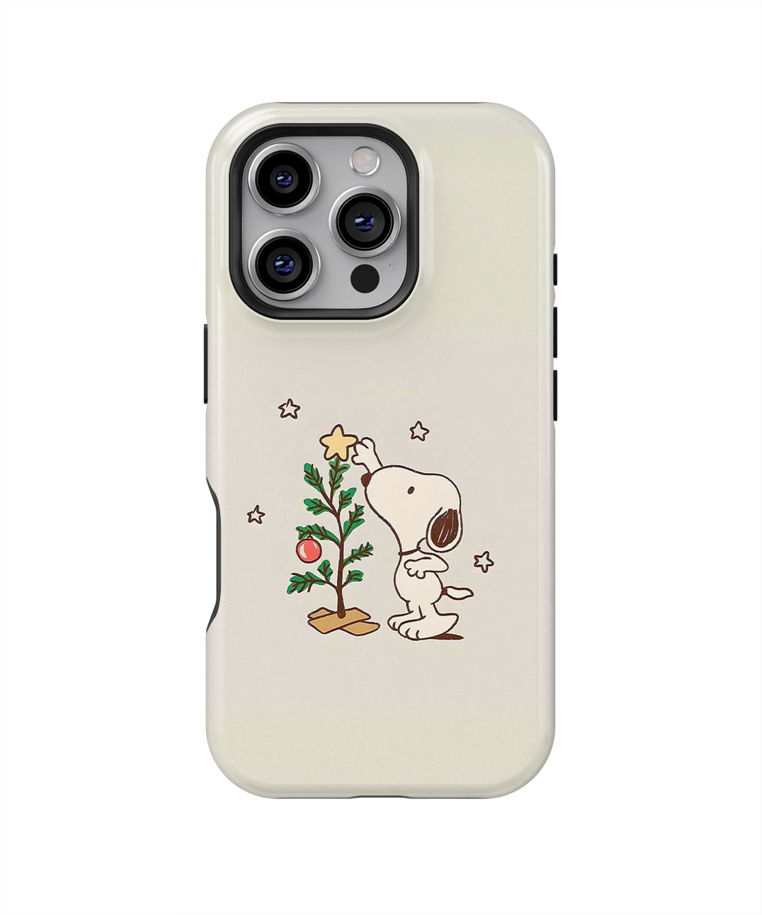 Coque iPhone – Snoopy Noël Minimaliste