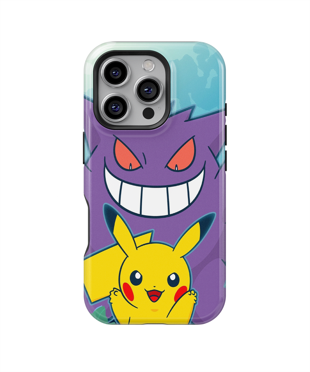 Coque iPhone – Pikachu & Gengar Fun & Gaming