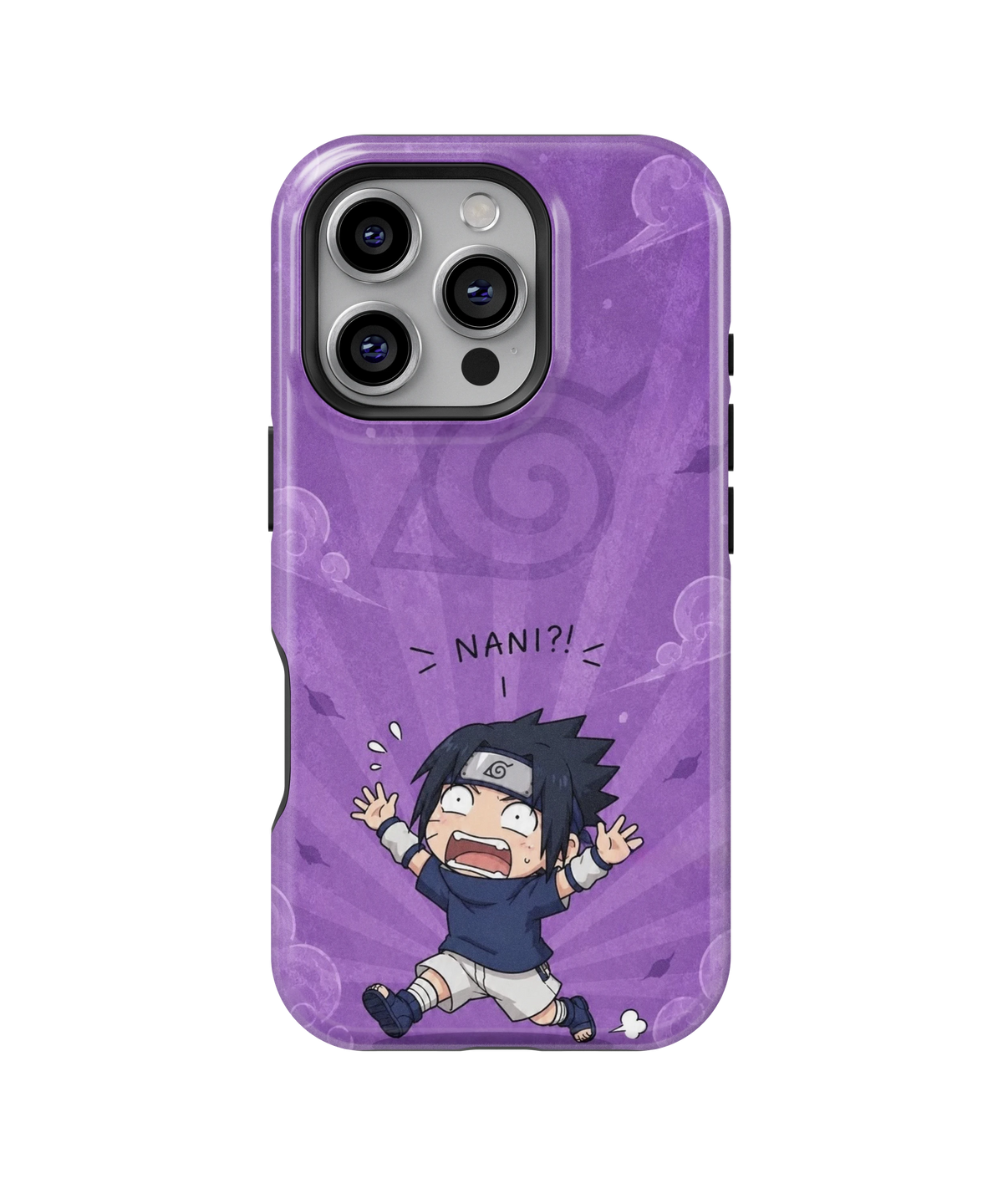 Coque iPhone Sasuke – Design NANI?! | Naruto