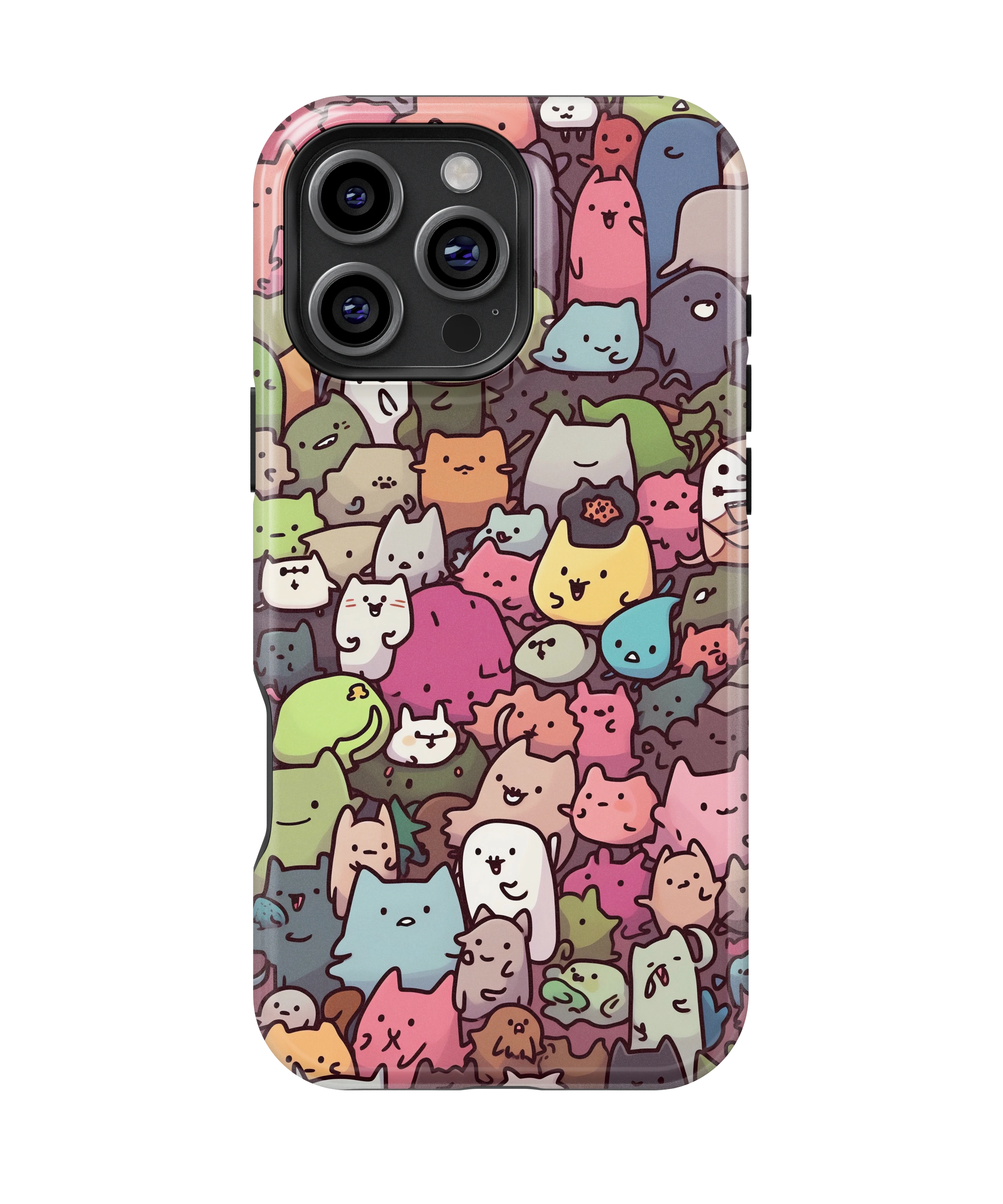 Coque iPhone – Design Animaux Kawaii