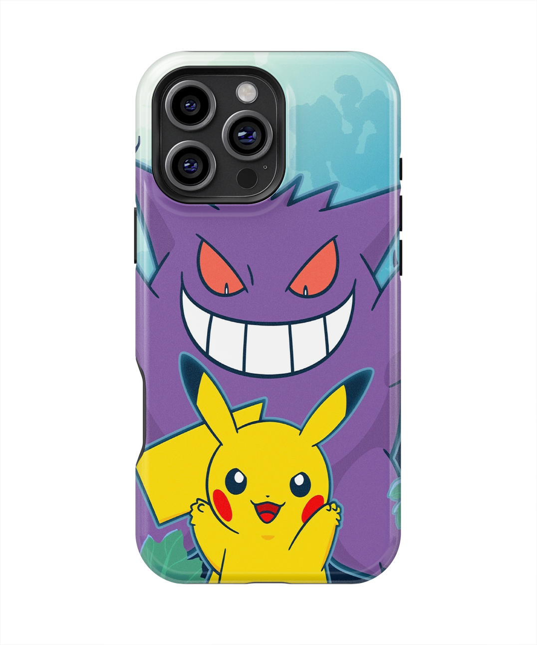 Coque iPhone – Pikachu & Gengar Fun & Gaming