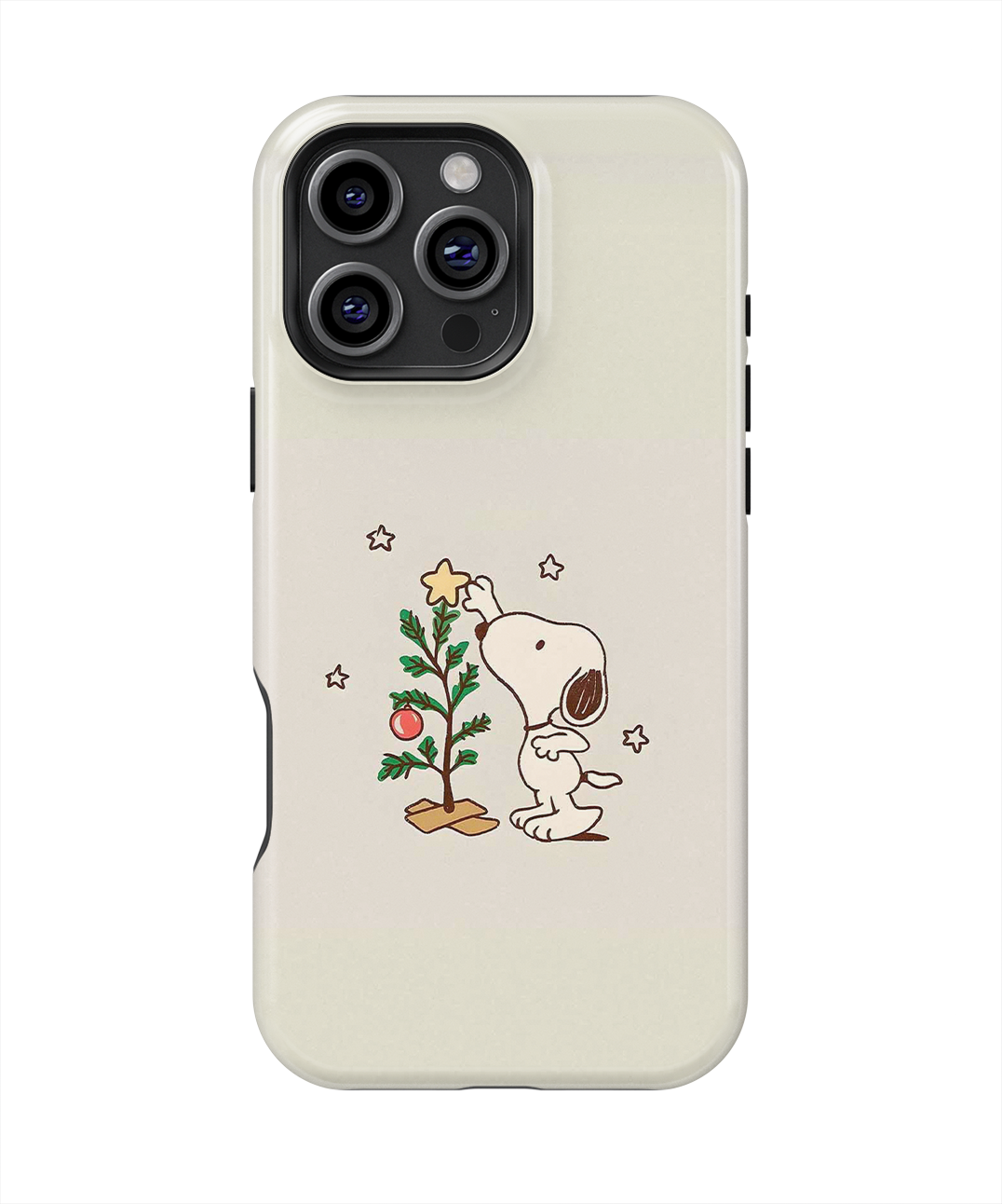 Coque iPhone – Snoopy Noël Minimaliste
