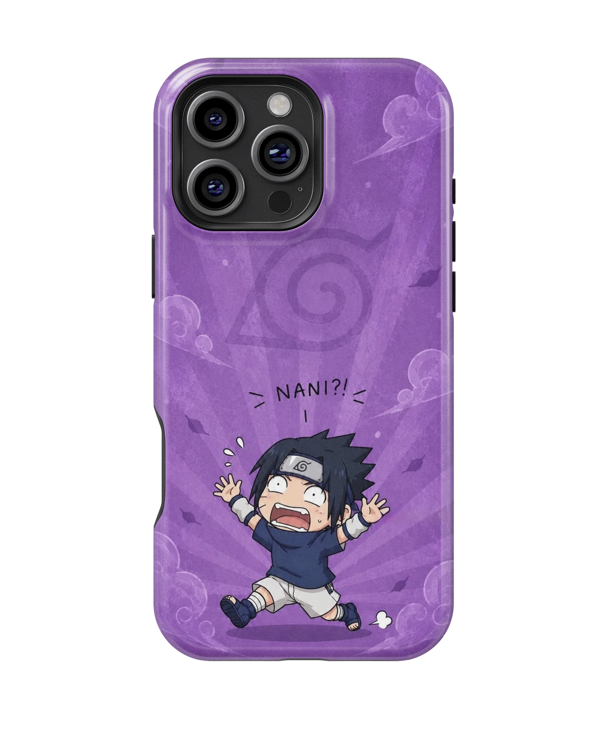 Coque iPhone Sasuke – Design NANI?! | Naruto