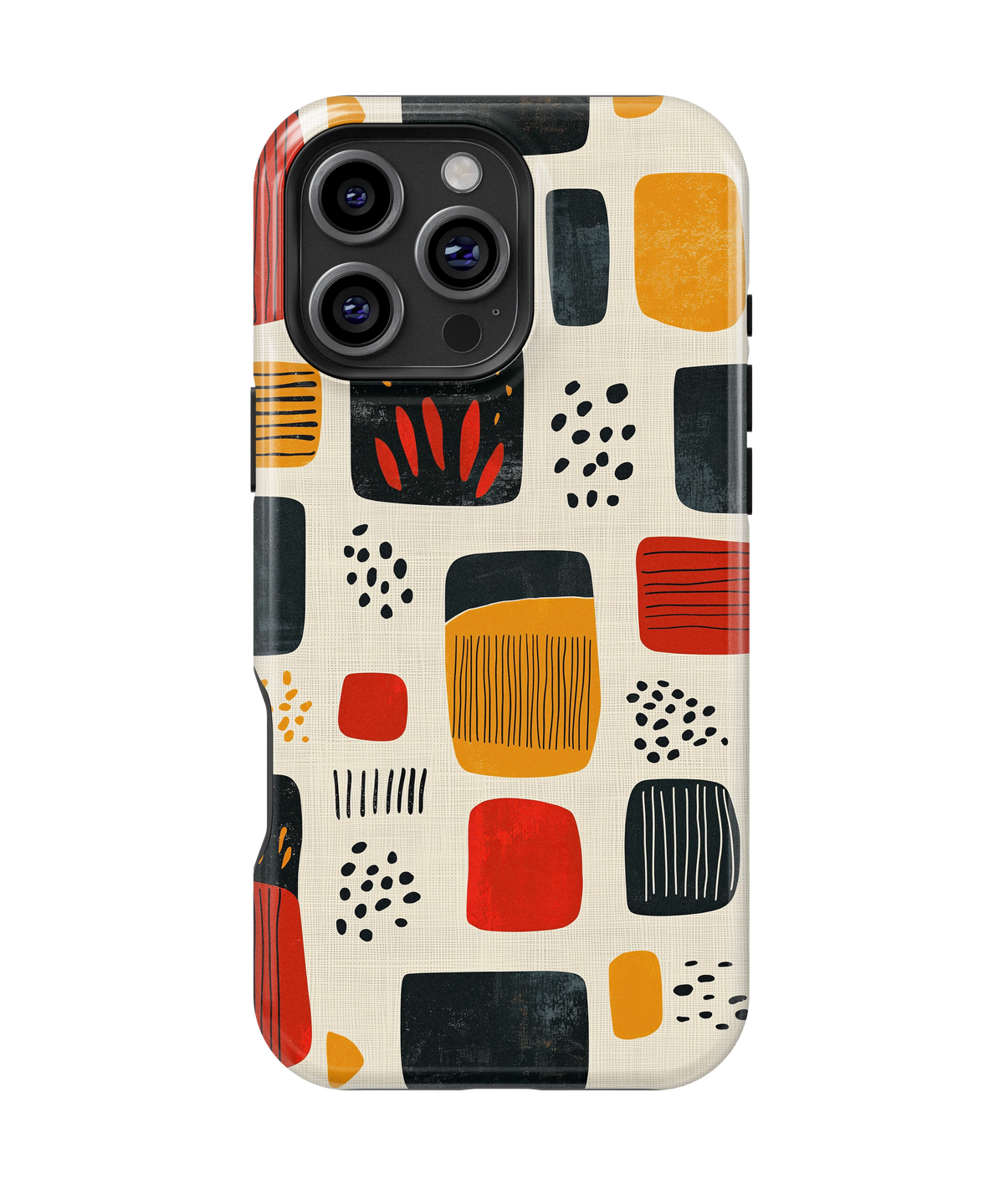 Coque iPhone – Design Abstrait Géométrique