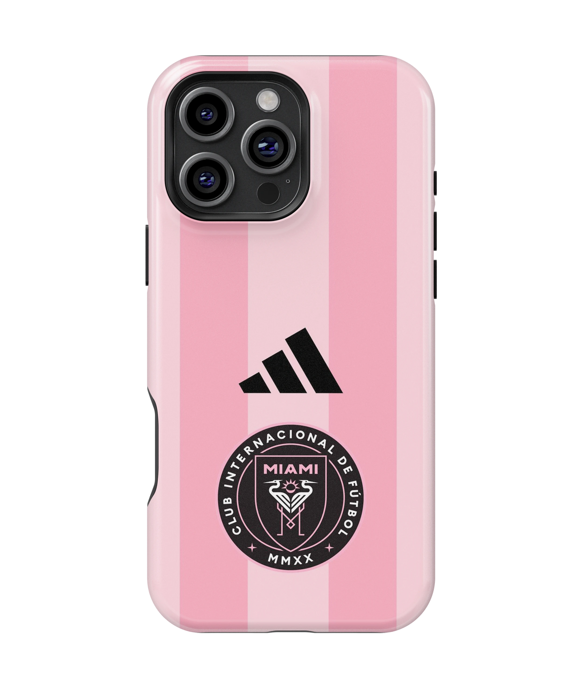 Coque iPhone Miami – Design Pink Stripes | Inter Miami
