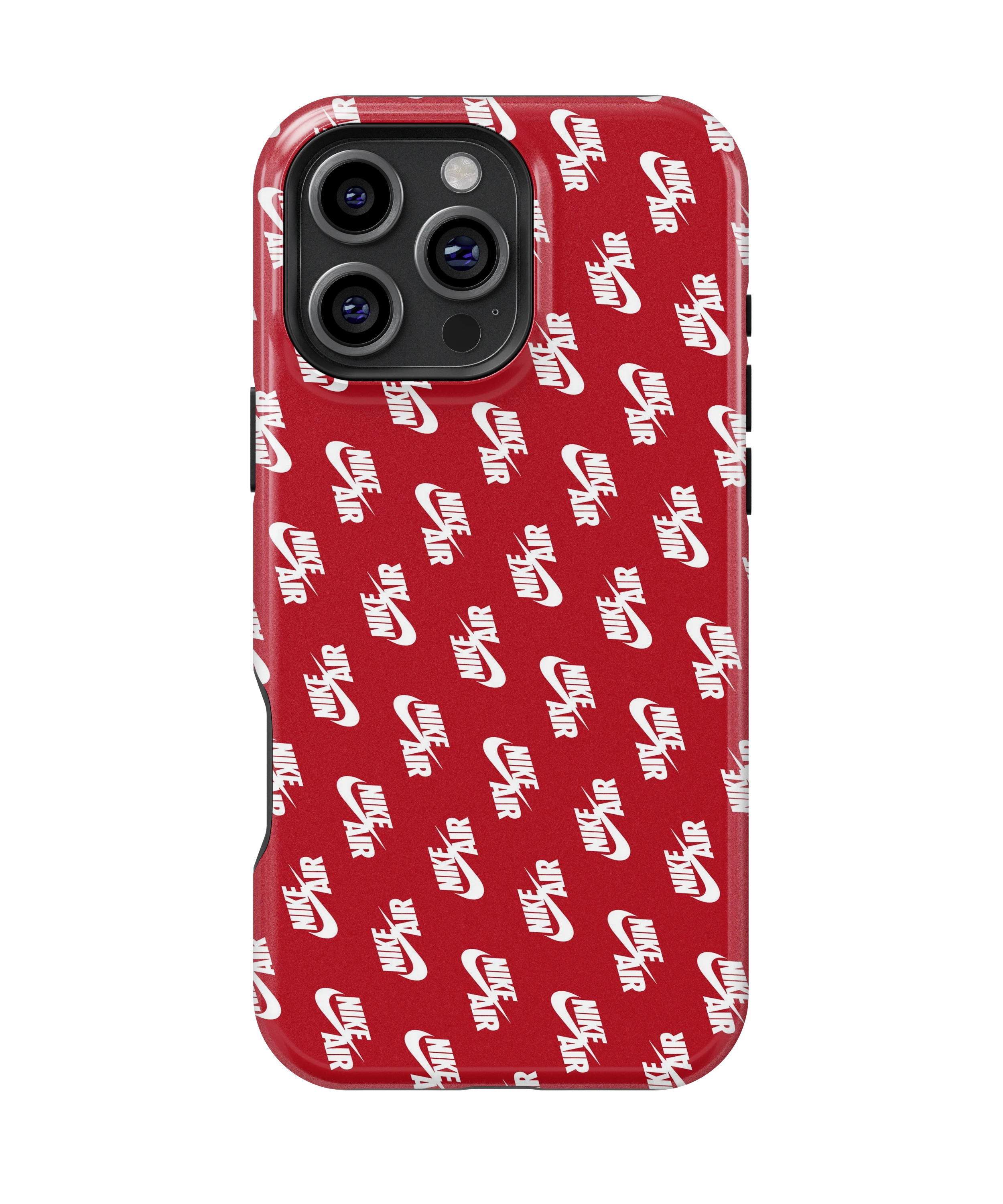 Coque iPhone – Design Nike Air Rouge