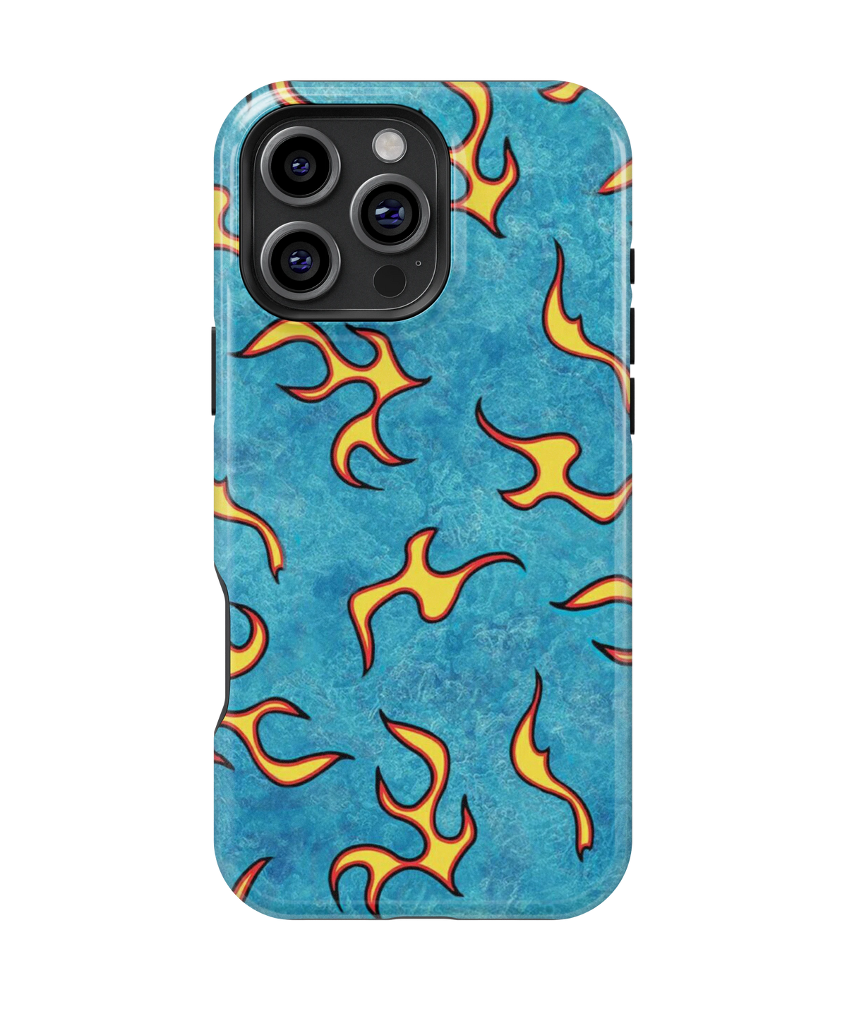 Coque iPhone – Blue Fire
