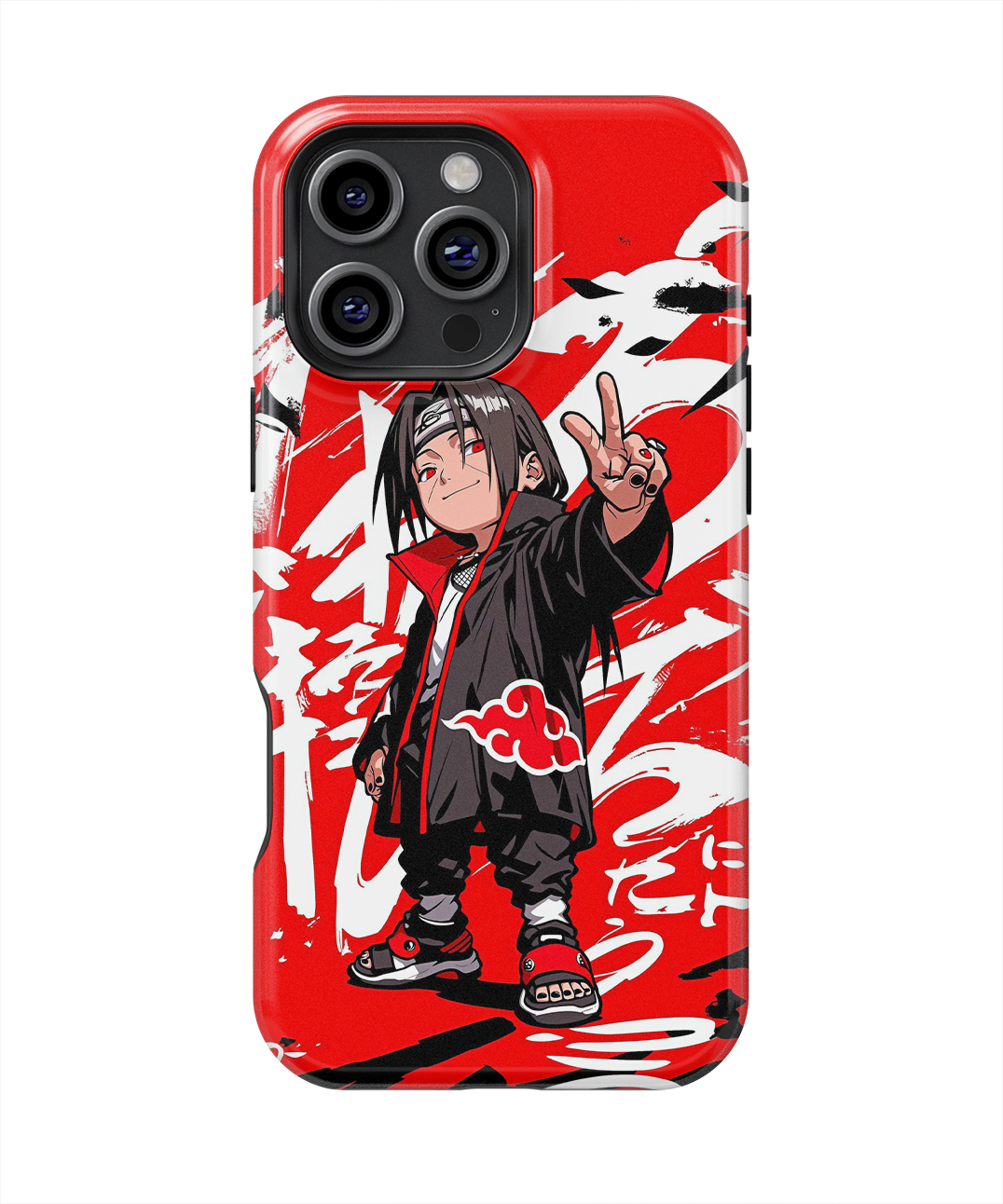Coque iPhone Anime – Itachi Uchiha Akatsuki Style