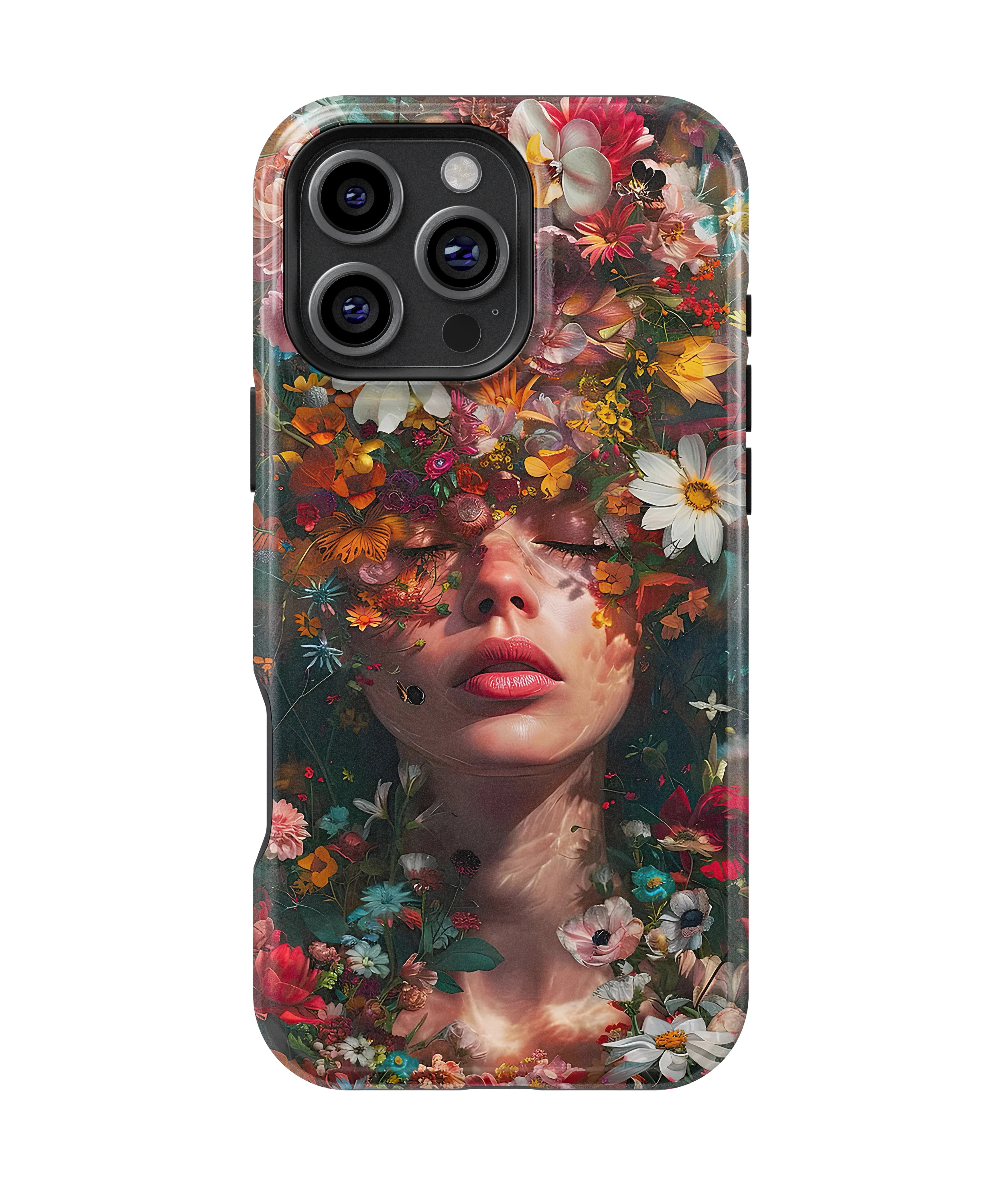 Coque iPhone Femme Florale Artistique