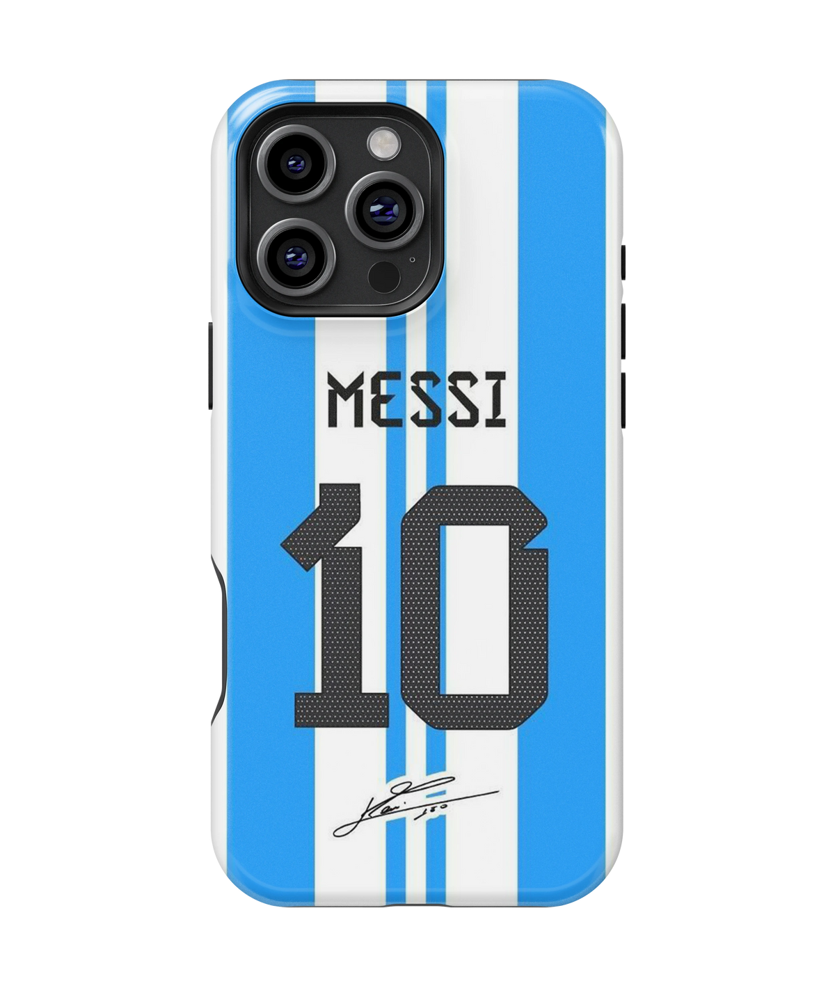 Coque iPhone Messi – Bleu et Blanc | Argentine