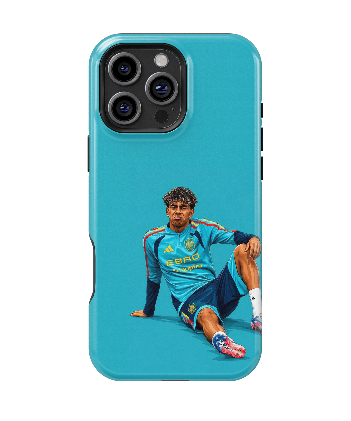 Coque iPhone Lamine Yamal – Style Bleu | Espagne