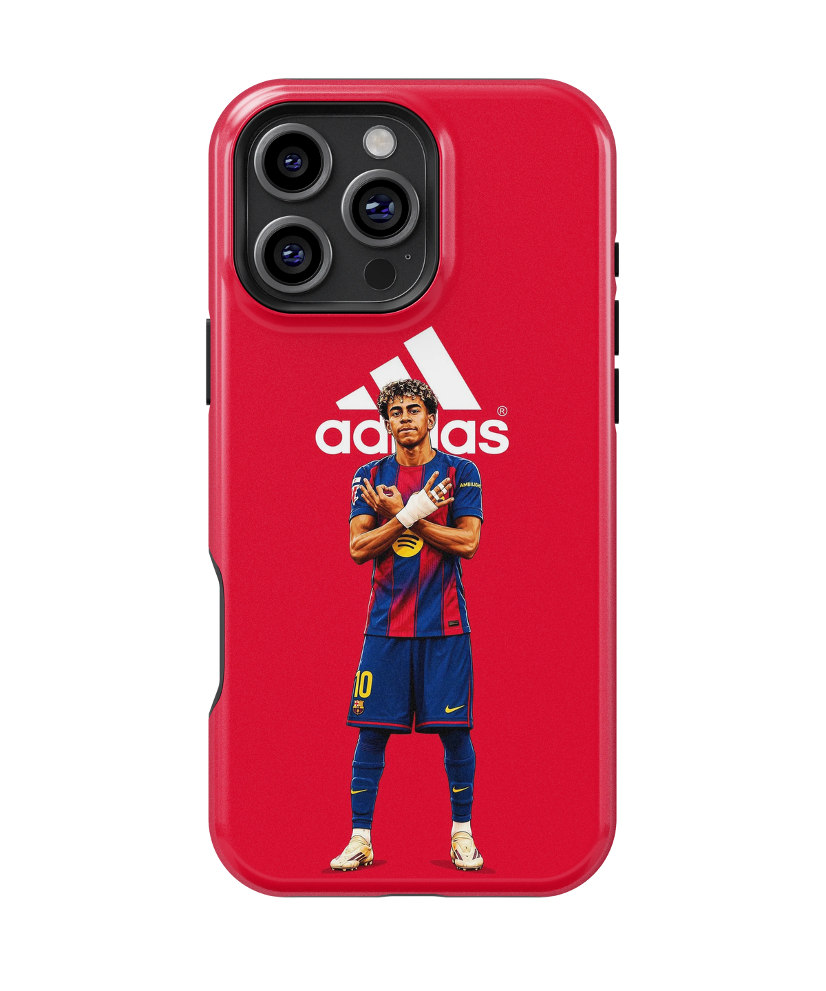 Coque iPhone – Design Foot Barcelona Red