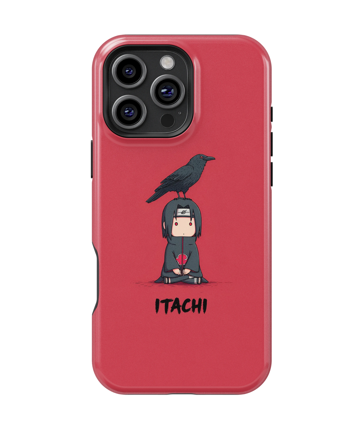 Coque iPhone Itachi – Design Chibi Rouge | Naruto