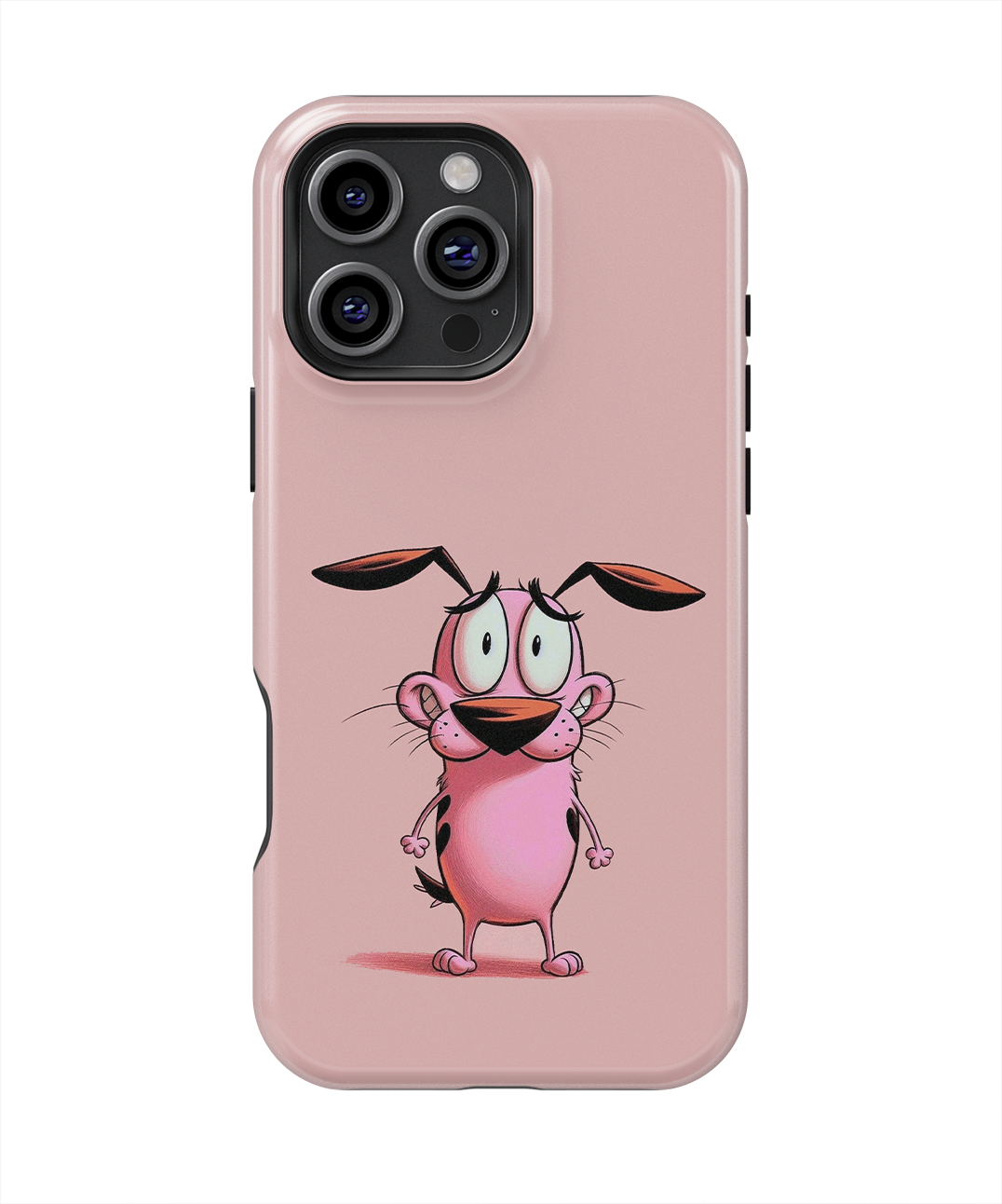 Coque iPhone – Design Courage le Chien