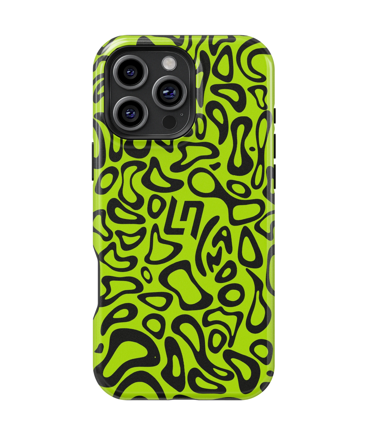 Coque iPhone – Design Fluorescent Noir