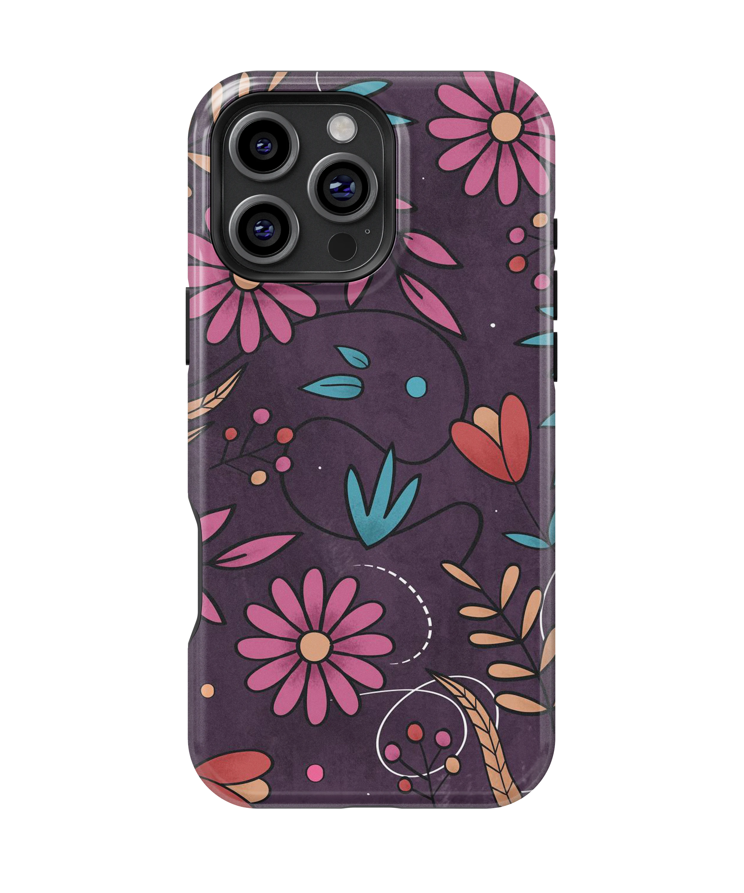 Coque iPhone – Design Floral Élégant & Coloré