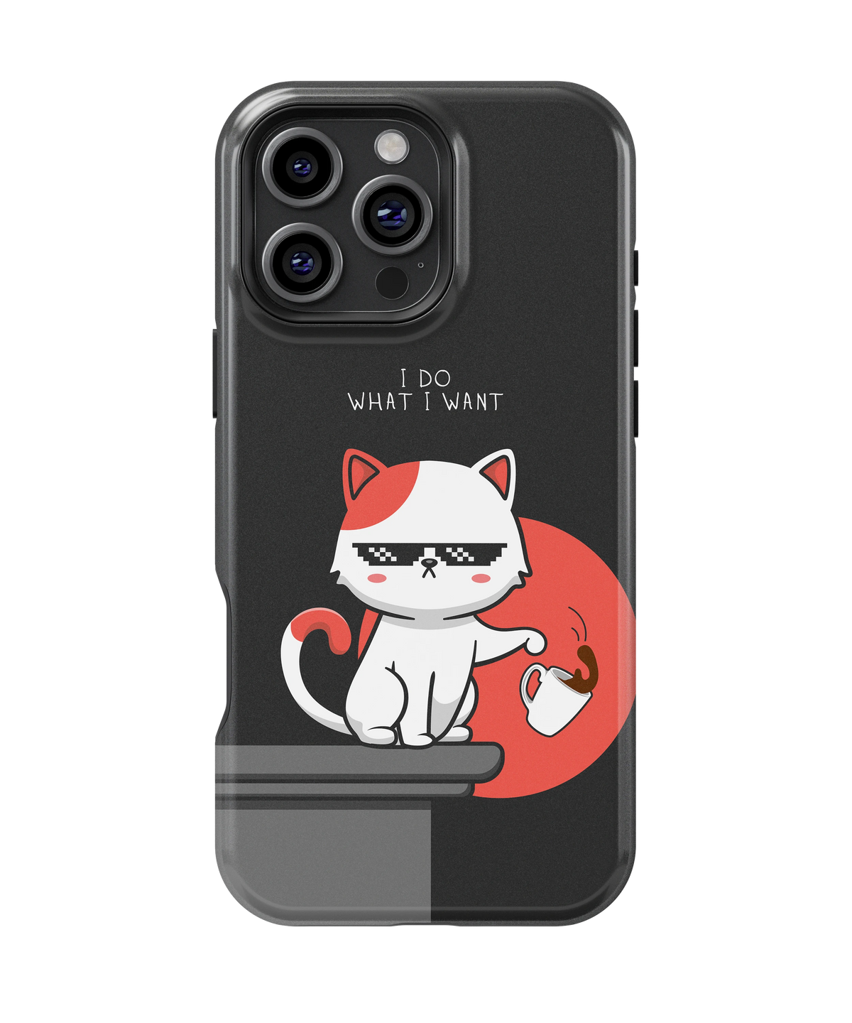 Coque iPhone – Cat Boss “I Do What I Want”