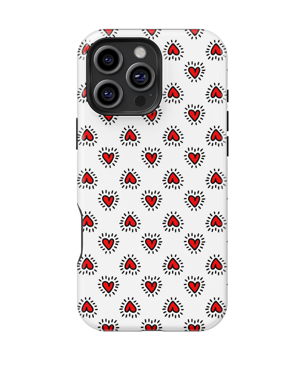 Coque iPhone – Design Cœurs Pop