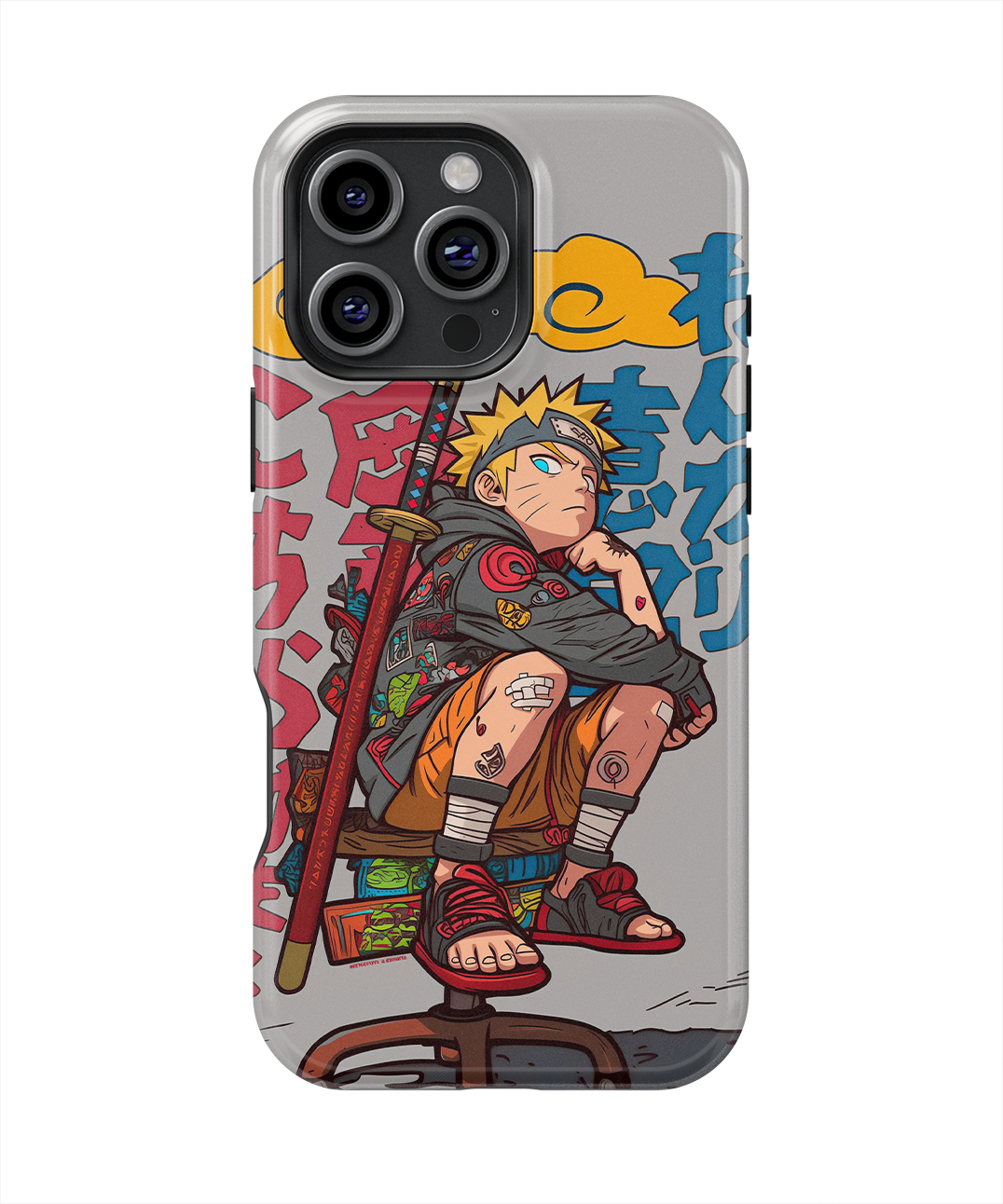 Coque iPhone Anime – Design Naruto Uzumaki Style Street Art