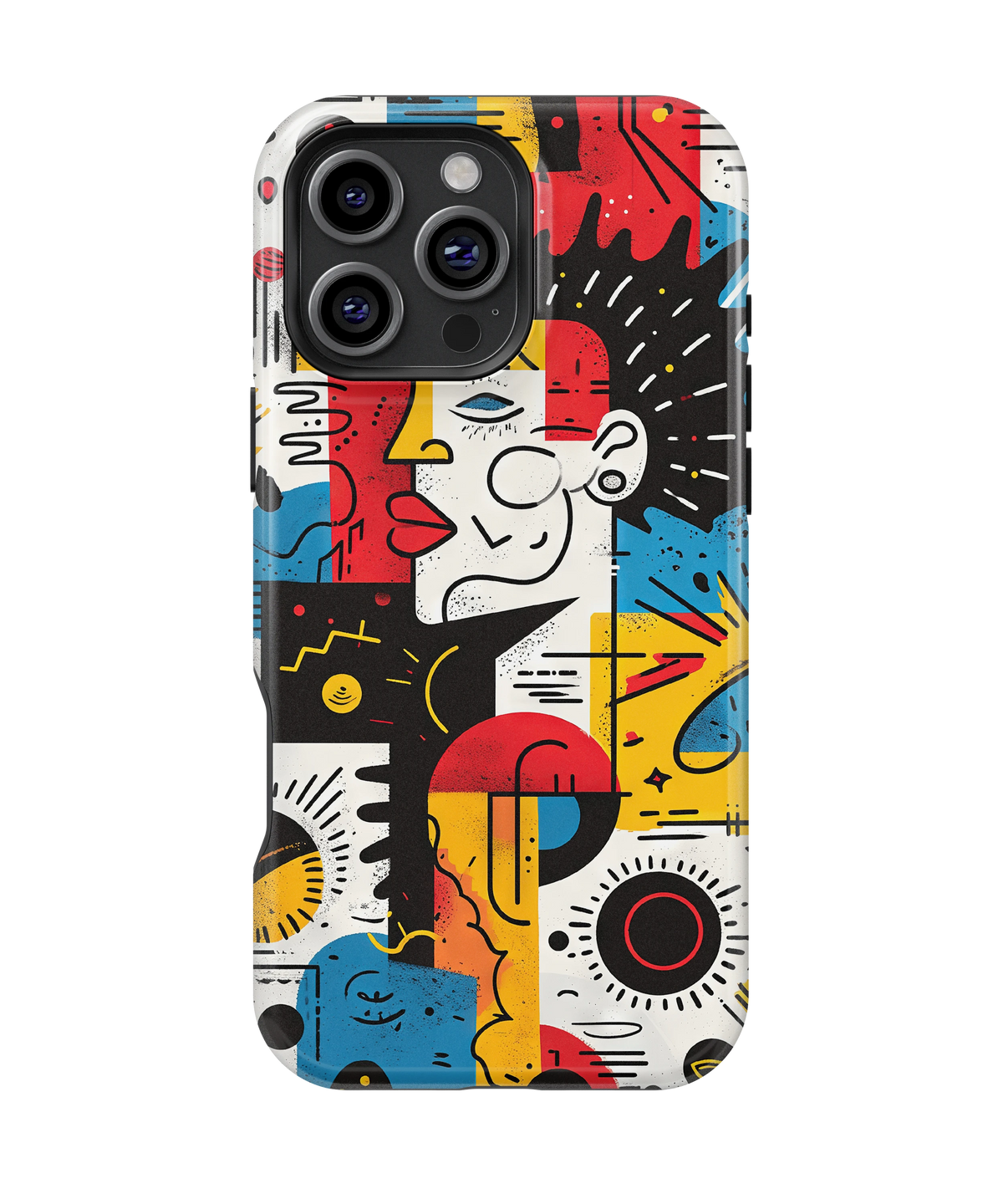 Coque iPhone – Design Abstrait Pop Art