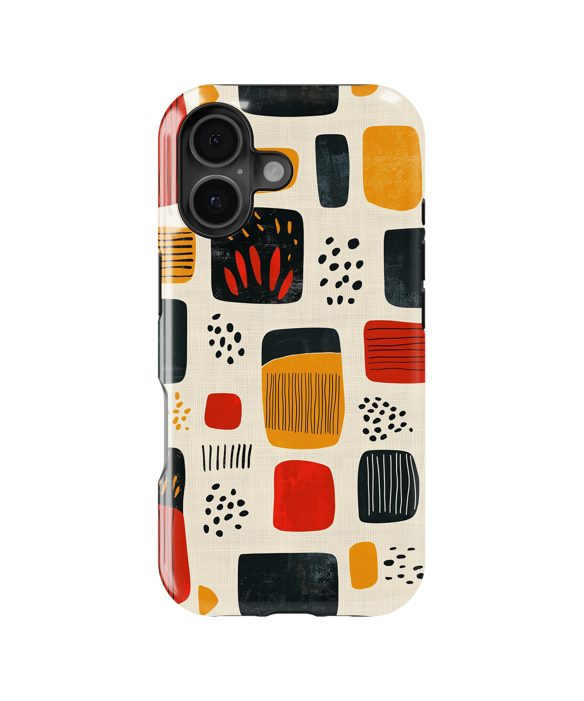 Coque iPhone – Design Abstrait Géométrique