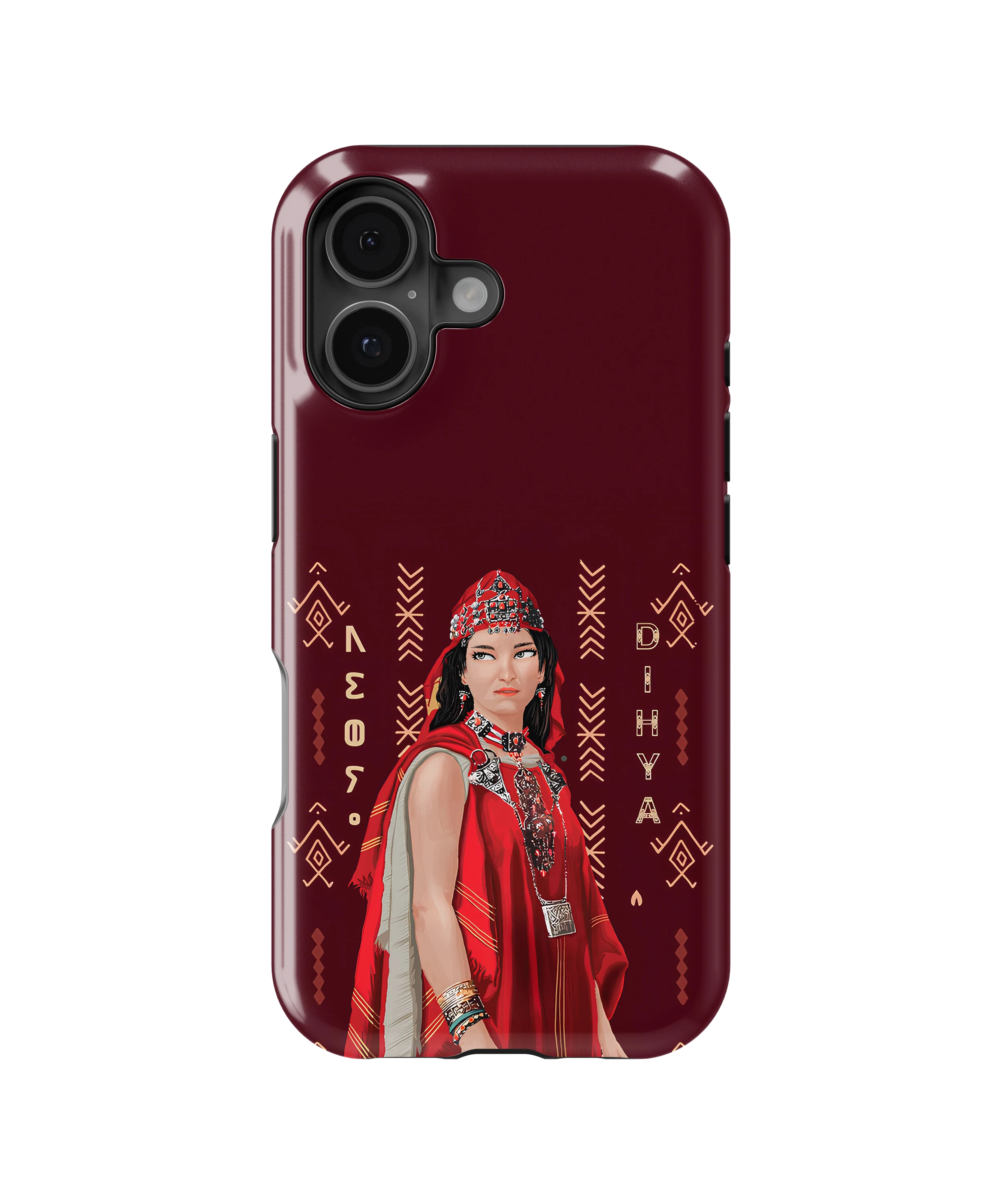 Coque iPhone – Design Amazigh Traditionnel “Dihya”