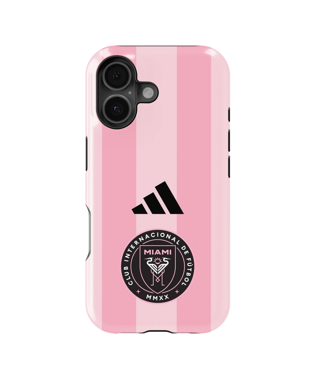 Coque iPhone Miami – Design Pink Stripes | Inter Miami