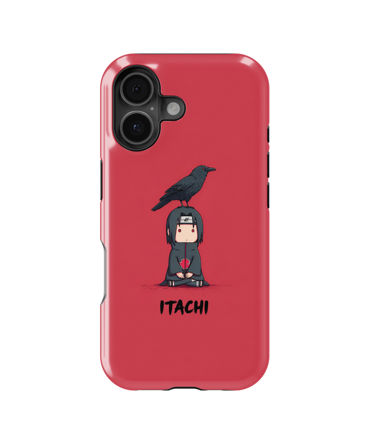Coque iPhone Itachi – Design Chibi Rouge | Naruto