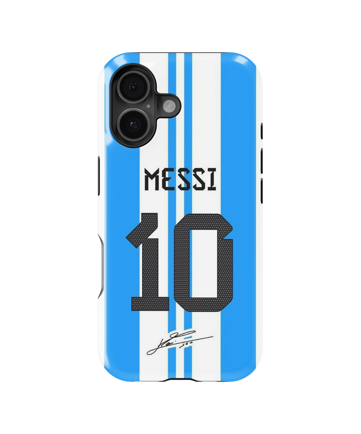 Coque iPhone Messi – Bleu et Blanc | Argentine