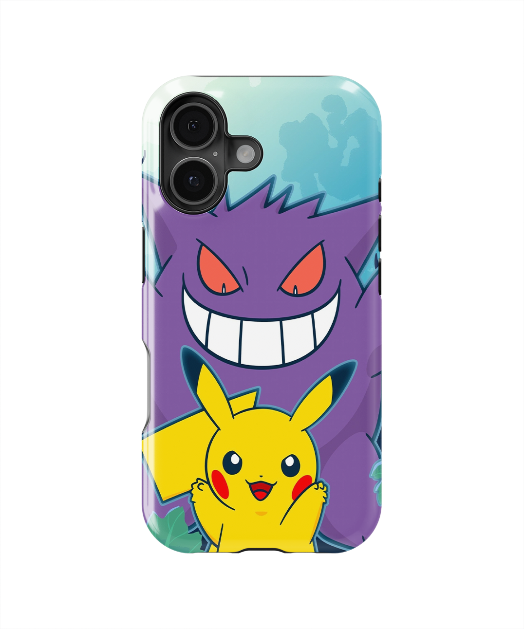Coque iPhone – Pikachu & Gengar Fun & Gaming