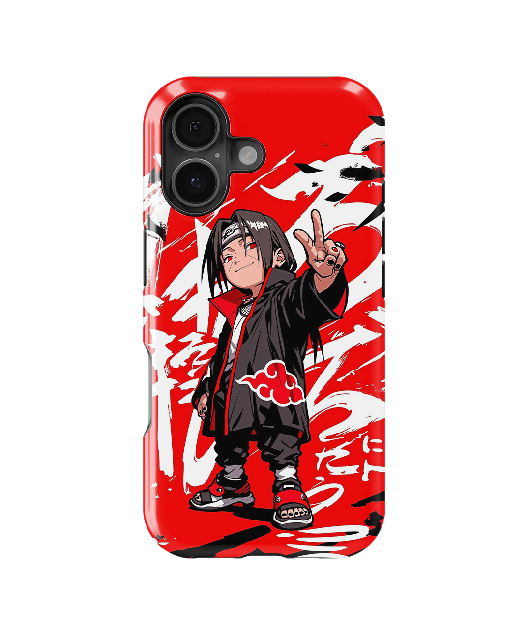 Coque iPhone Anime – Itachi Uchiha Akatsuki Style