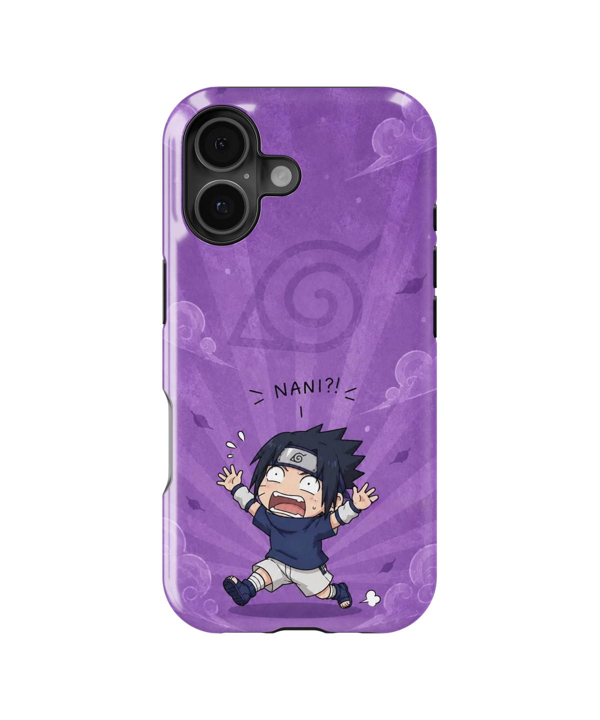 Coque iPhone Sasuke – Design NANI?! | Naruto