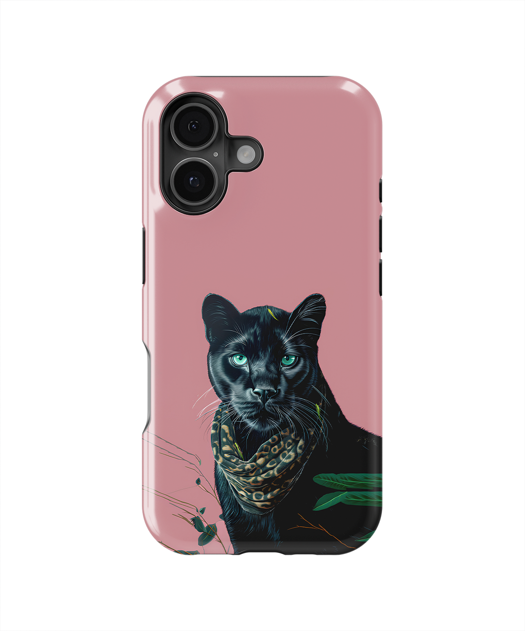 Coque iPhone – Panthère Noire Élégante