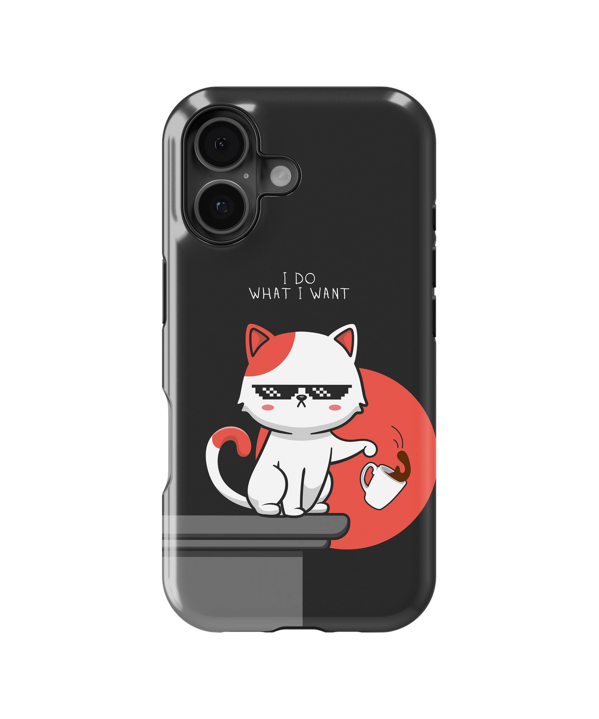 Coque iPhone – Cat Boss “I Do What I Want”