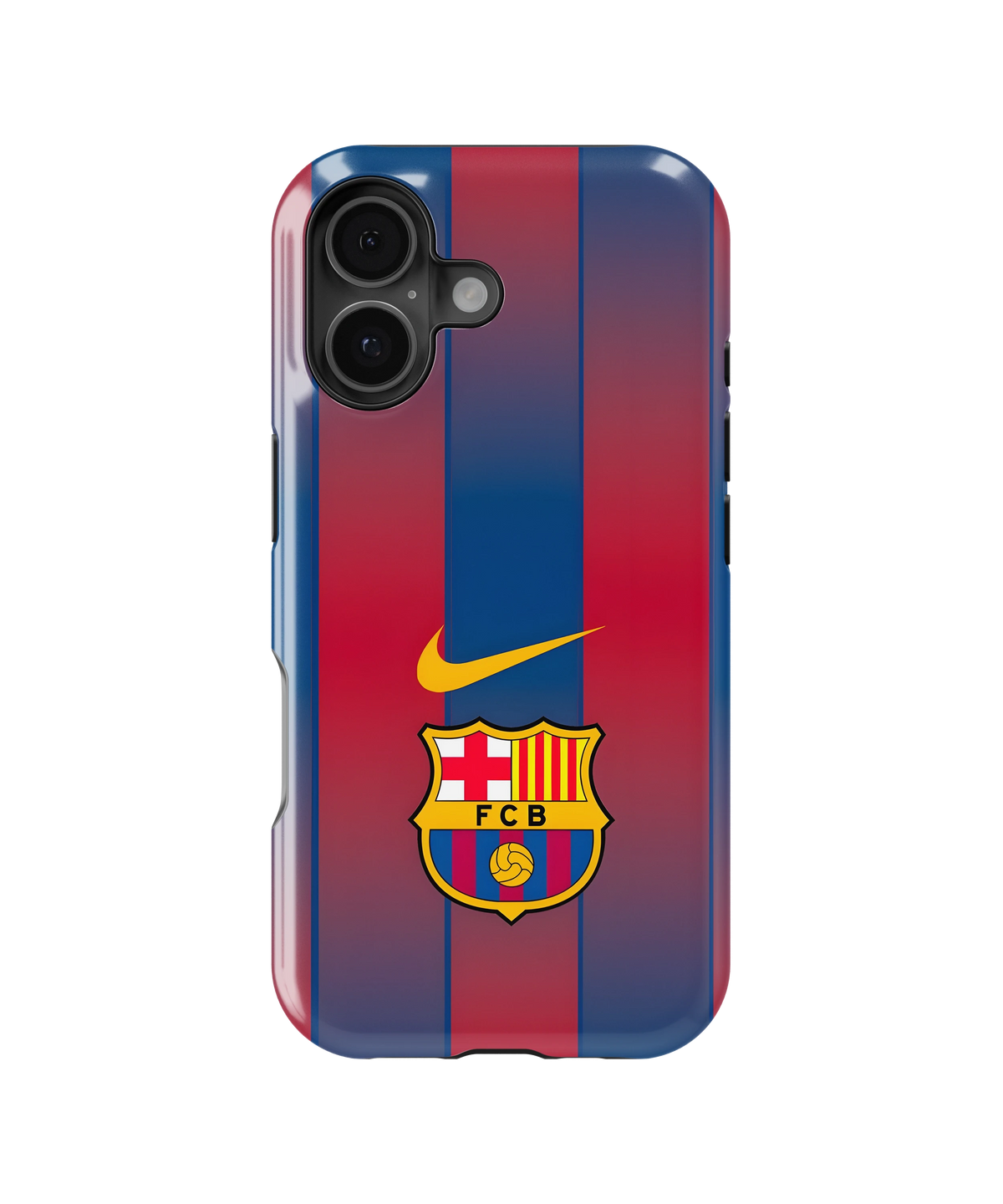 Coque iPhone – Design FC Barcelone Stripes