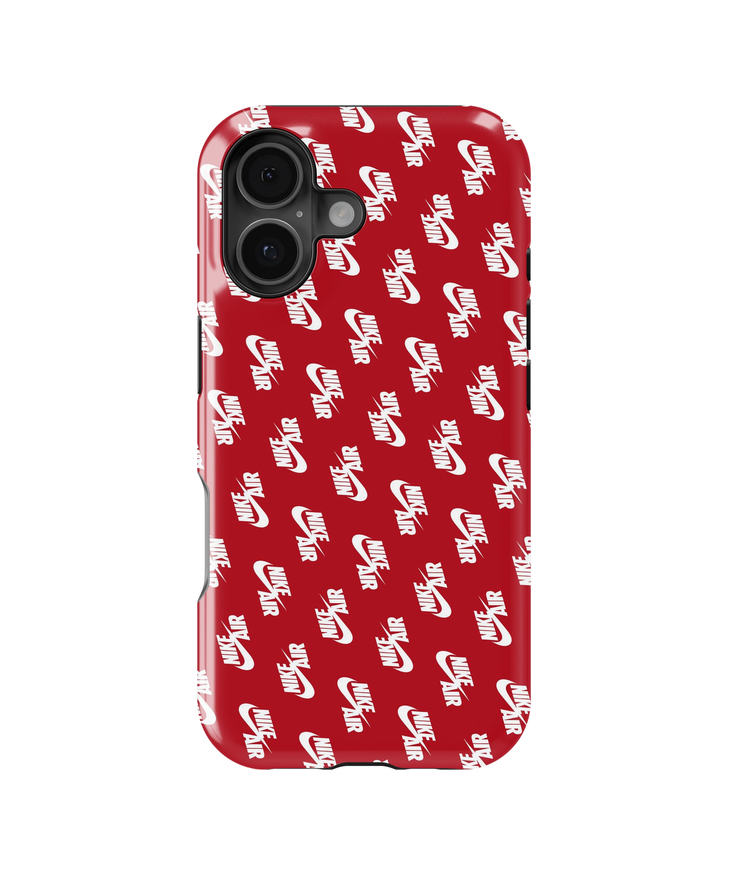 Coque iPhone – Design Nike Air Rouge