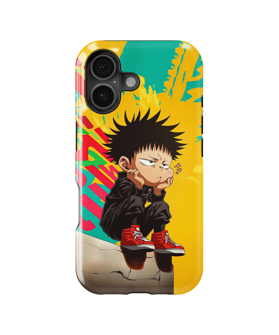 Coque iPhone Anime – Megumi Fushiguro Street Style