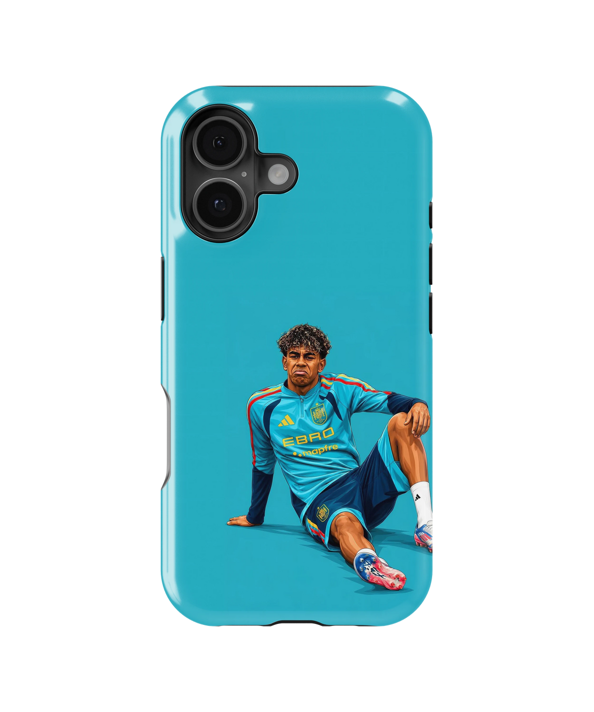 Coque iPhone Lamine Yamal – Style Bleu | Espagne