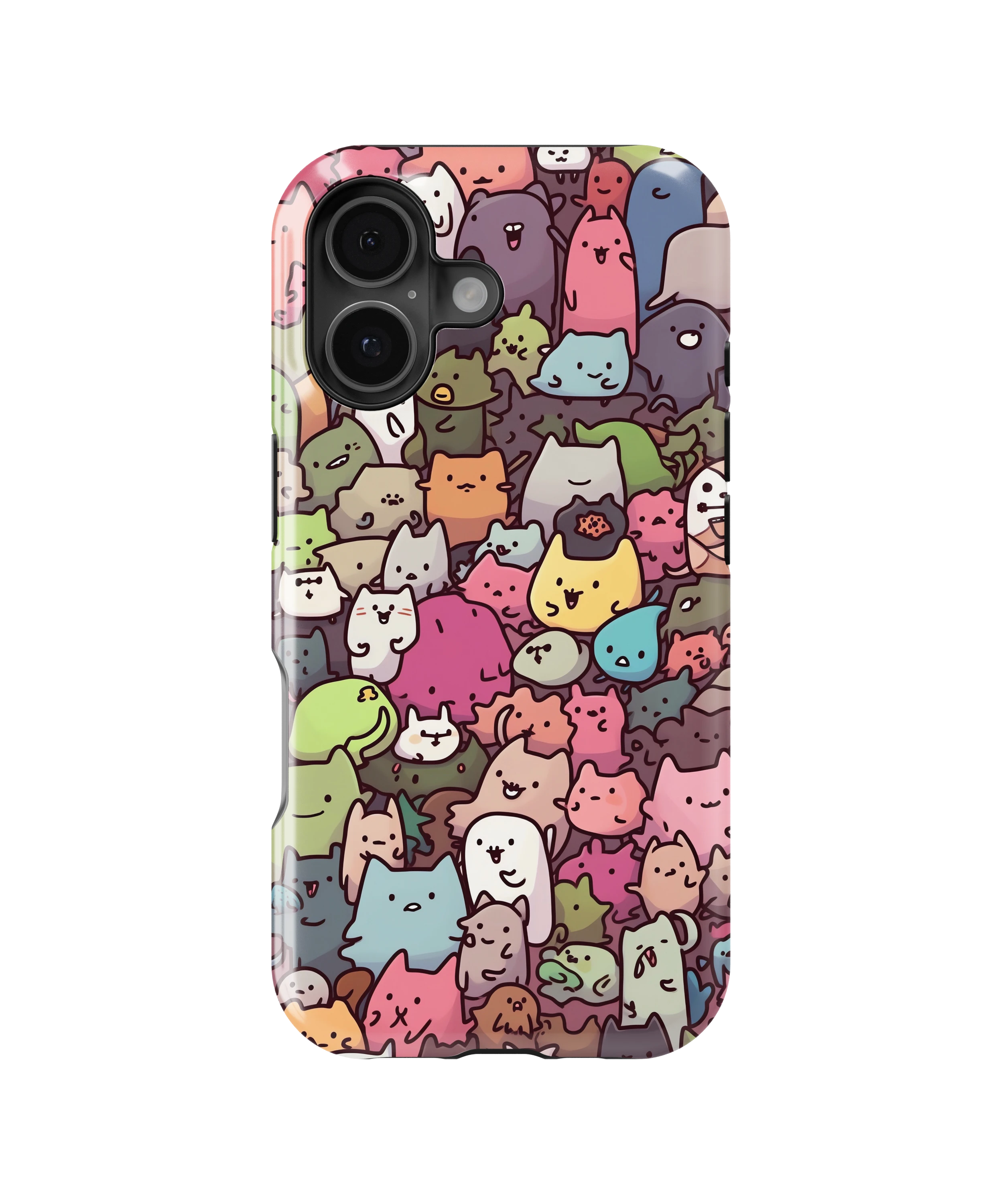Coque iPhone – Design Animaux Kawaii