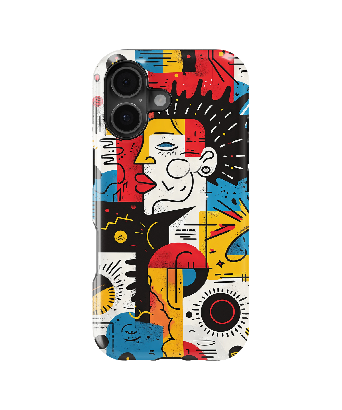 Coque iPhone – Design Abstrait Pop Art