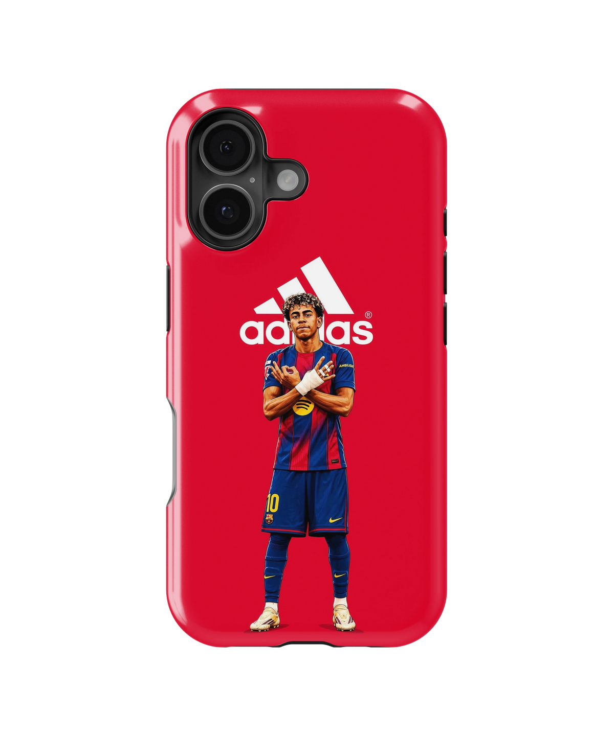 Coque iPhone – Design Foot Barcelona Red